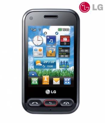 LG T325 TITANIUM BLACK